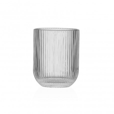 VASO RAYAS TRANSPARENTE 250ML