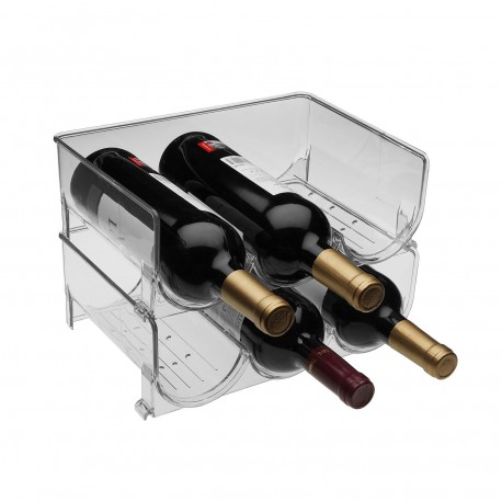 BOTELLERO PARA TRES BOTELLAS APILABLE