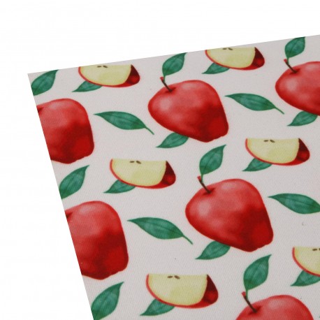 ALFOMBRA DE COCINA MANZANAS 50X80