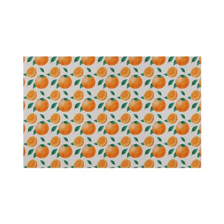 ALFOMBRA DE COCINA NARANJAS 50X80