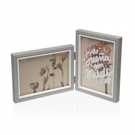 PORTAFOTO DE MADERA MAGY DOBLE 13x18