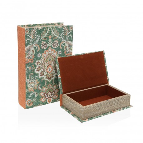 SET DE 2 LIBROS DE DECORACION VERDEL