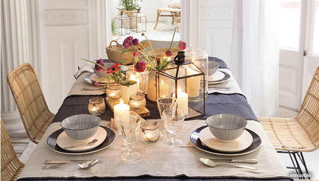 tableware for dining table